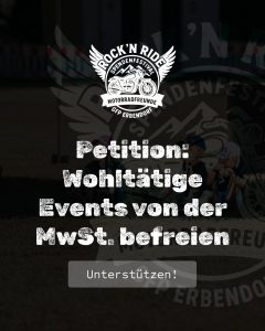 Petition: Wohltätige Events von der MwSt. befreien
